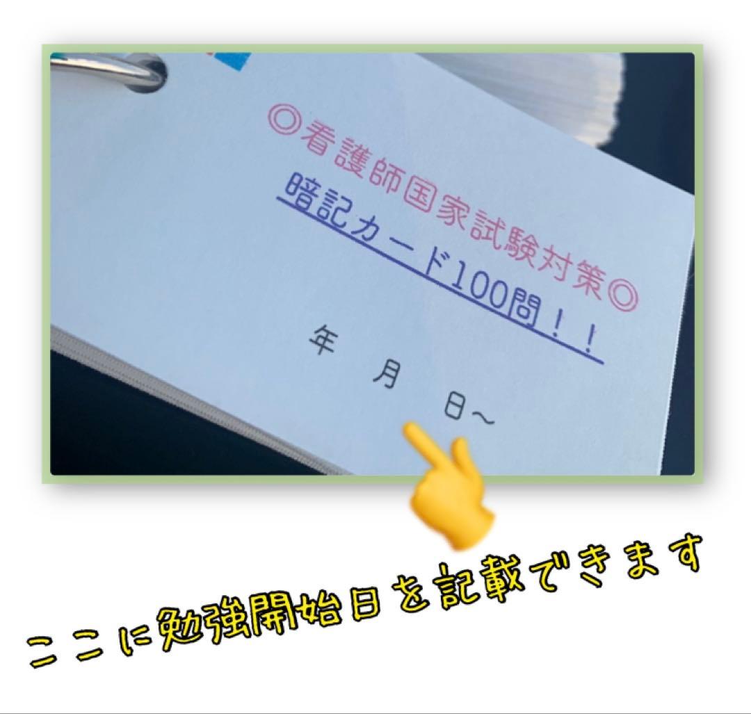 まとめ価格！看護師国家試験対策 付箋 暗記カード 解剖生理　付箋ノート