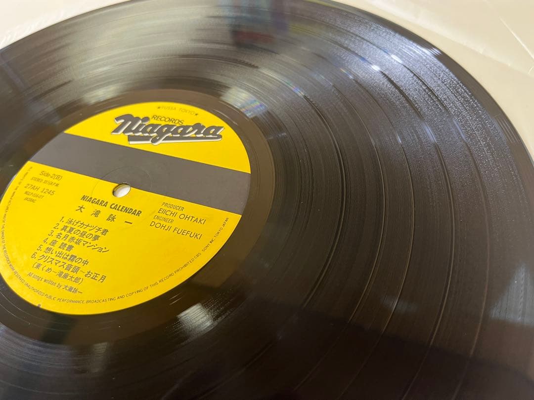 G768希少廃盤LP 大滝詠一NIAGARA CALENDAR 1981年 帯付