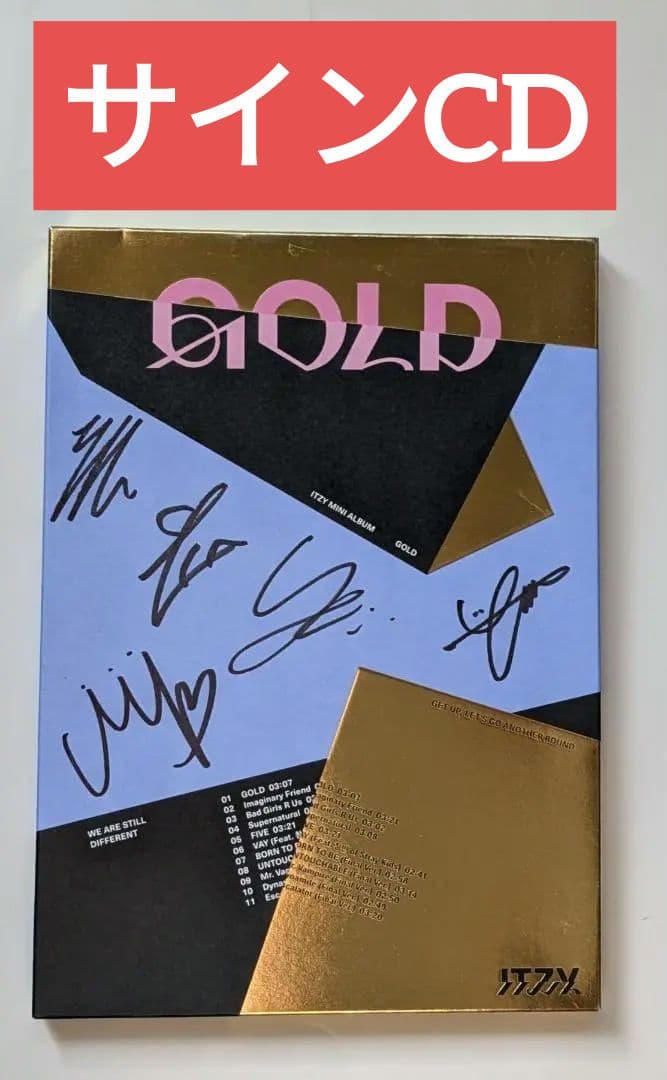 ★非売品◆サインCD◆ITZY◆GOLD