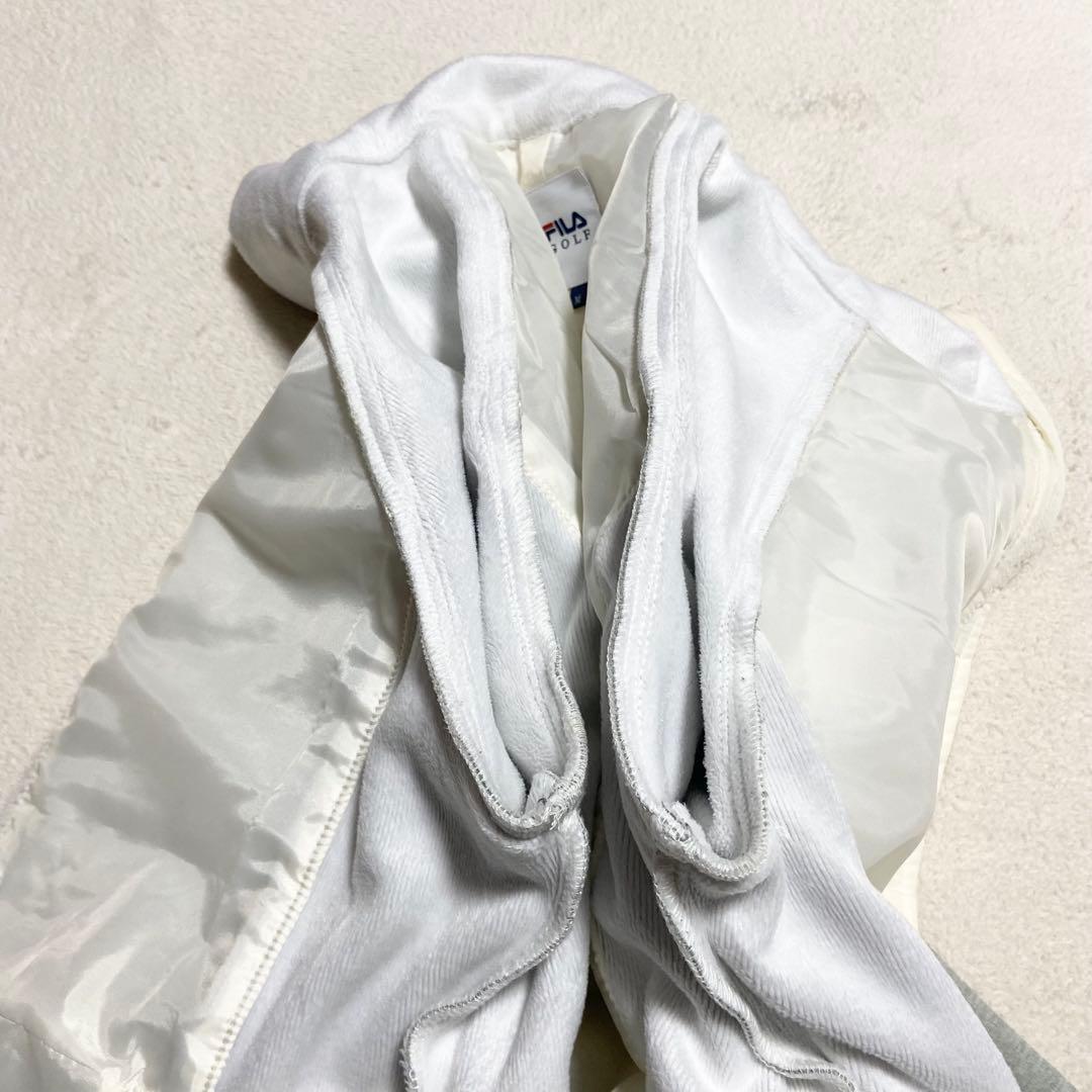 限定【極美品】FILA GOLF 撥水 中綿キルティング切り替えブルゾン ウエア