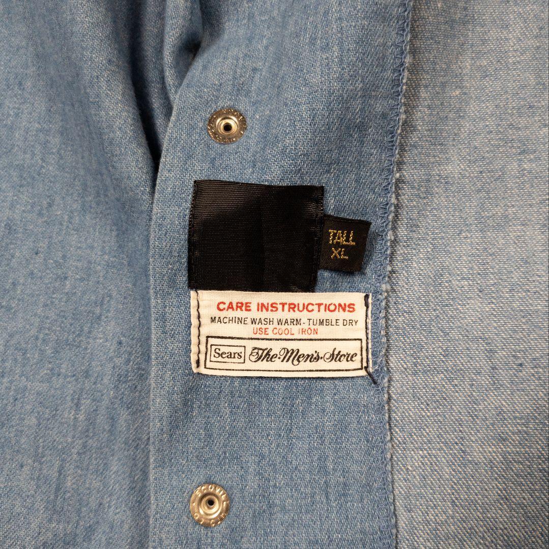 ✸70's✸sears✸デニムシャツ✸シャツジャケット✸スナップボタン✸