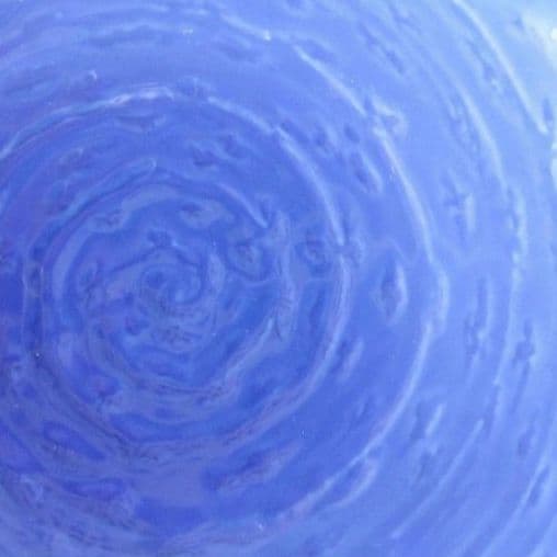 海野裕 ルリ色 輪花皿 中皿 染付 フリル ブルー 青 皿 和食器 5客揃