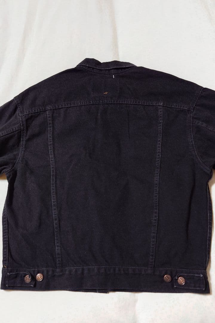 90s　USA製 70507-4159 ブラック　デニム ジャケット　M 黒
