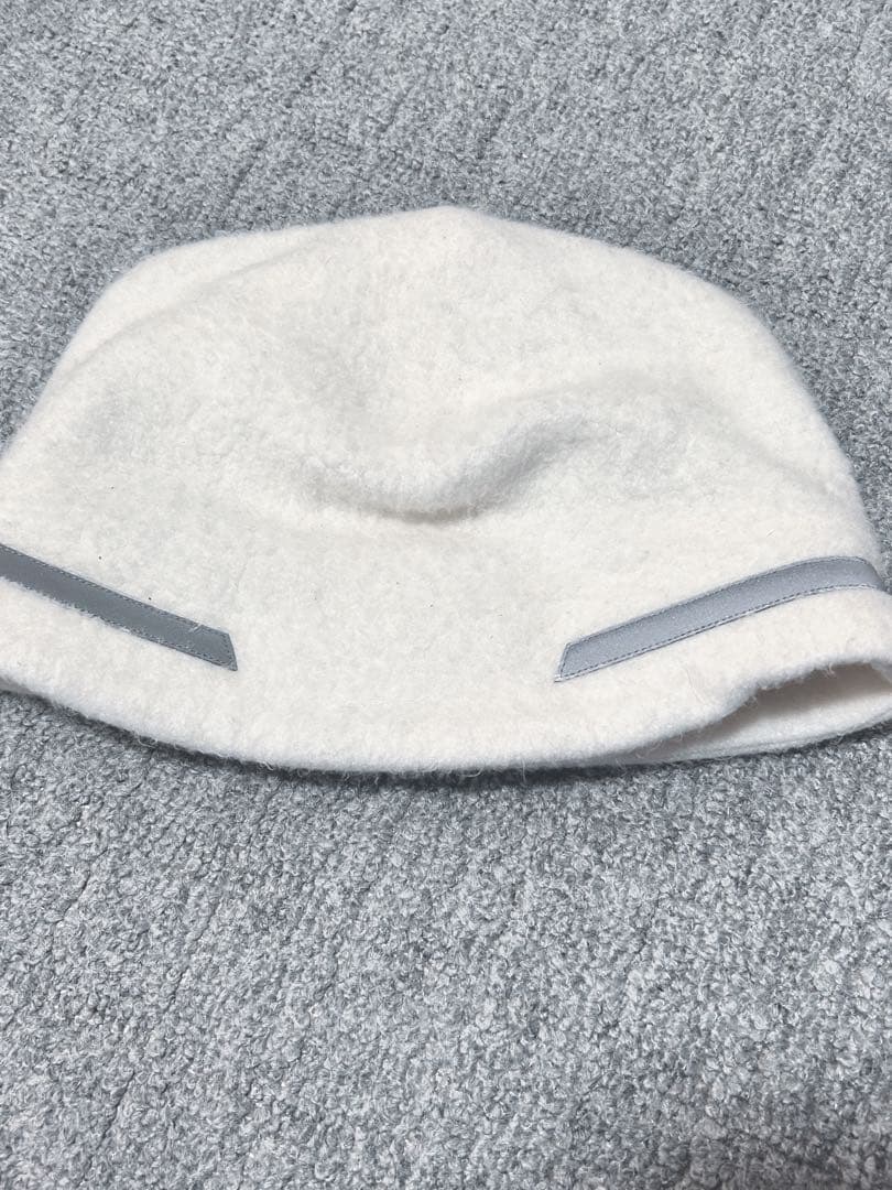 chloma リフレクファーリーキャップ ホワイト(白) 2/10までお値下げ中