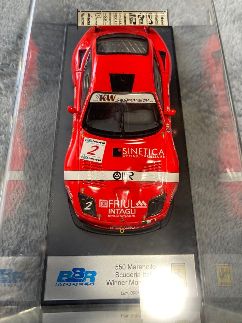 ミニカー BBR 1/43 FERRARI 550 monza win 2004
