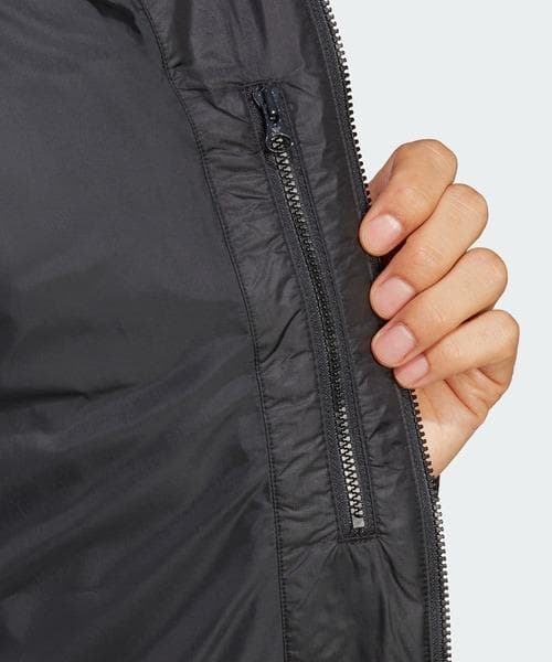 タグ付未使用品 adidas パデッド スタンドカラー パファーベスト S