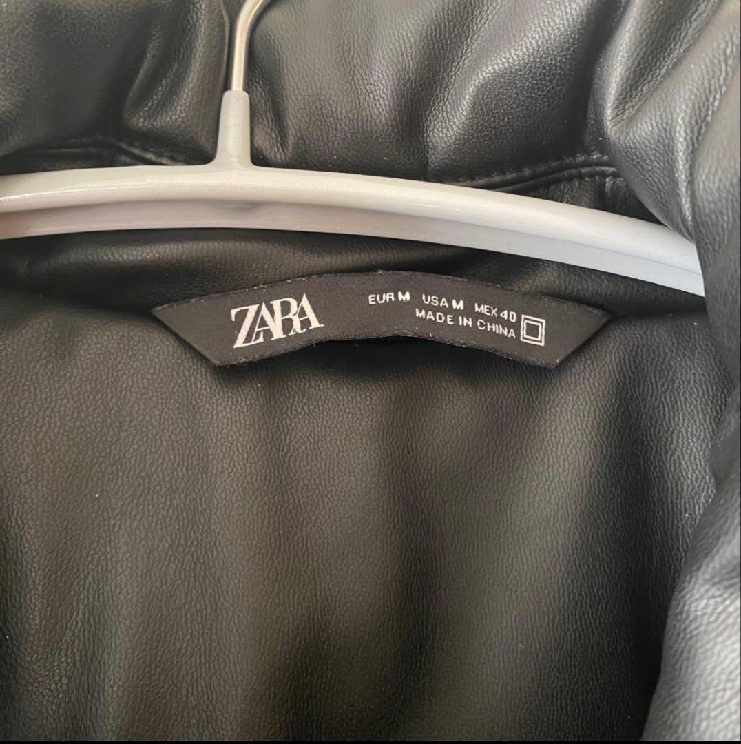 ZARA 黒 レザージャケット Mサイズ