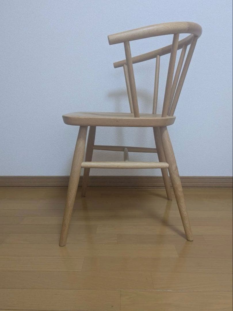 無印良品　オーク材アームチェア