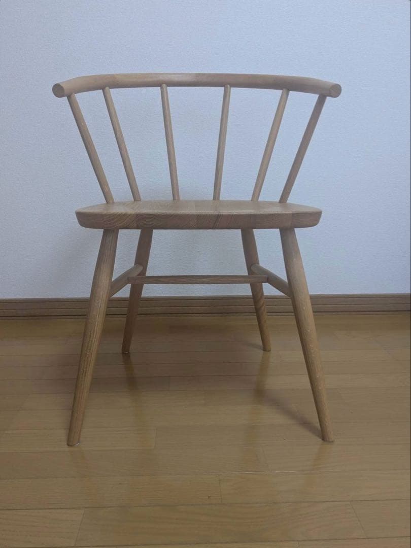 無印良品　オーク材アームチェア