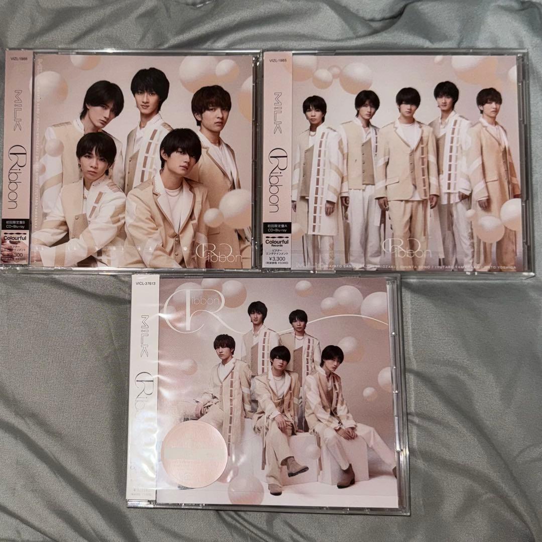 M!LK Ribbon 初回限定盤 3枚セット⑤