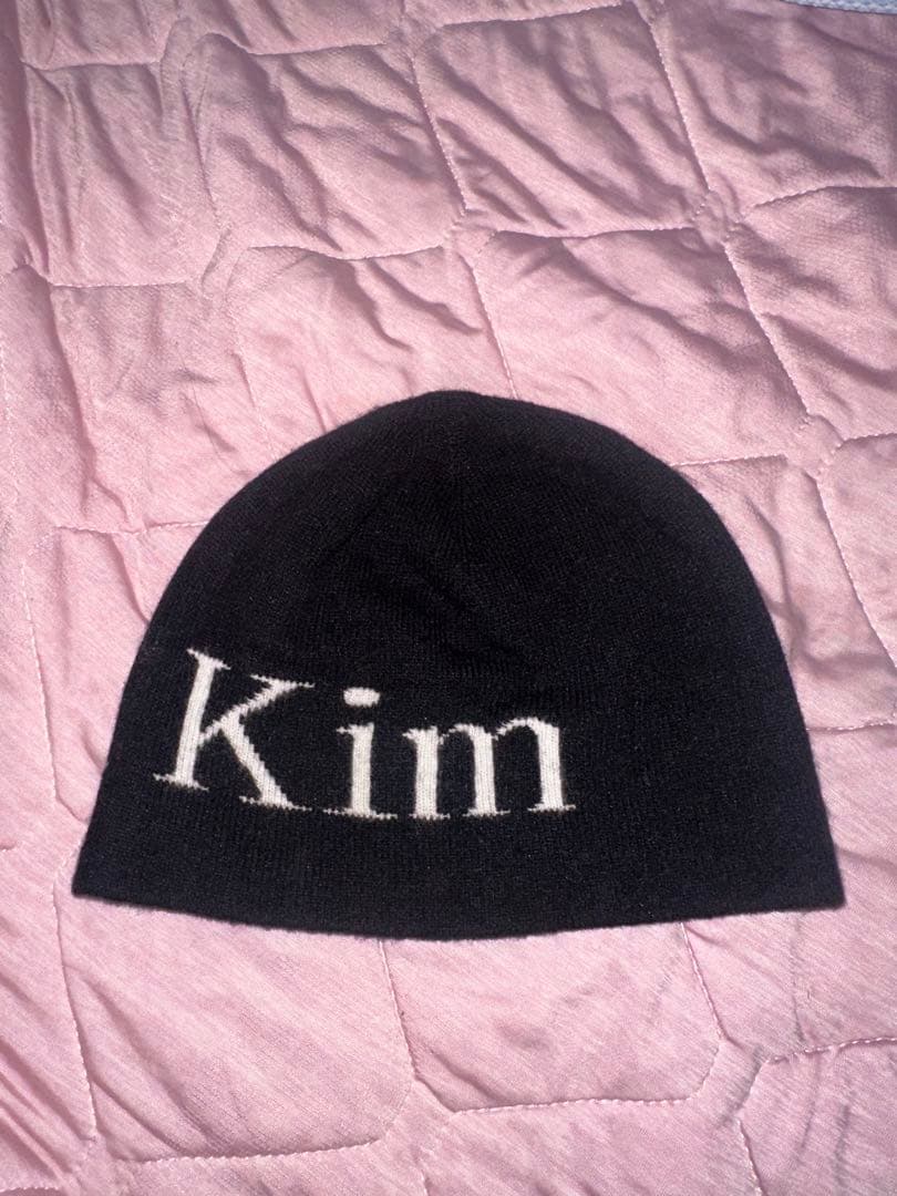 Matin Kim ニット帽 ビーニー BLACK