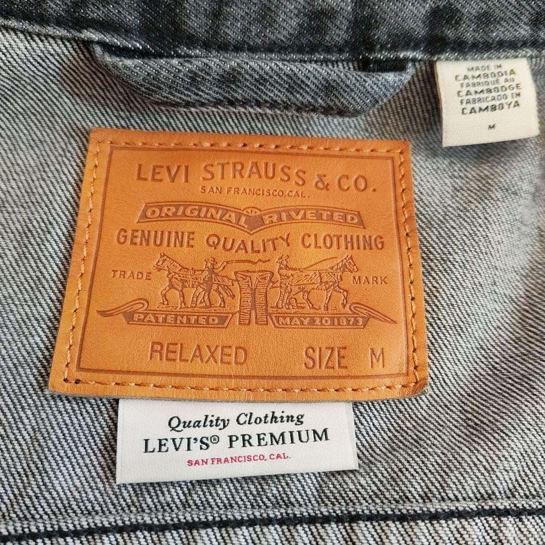 【美品】Levi’s リーバイス プレミアム ファースト 大戦 ブラック M