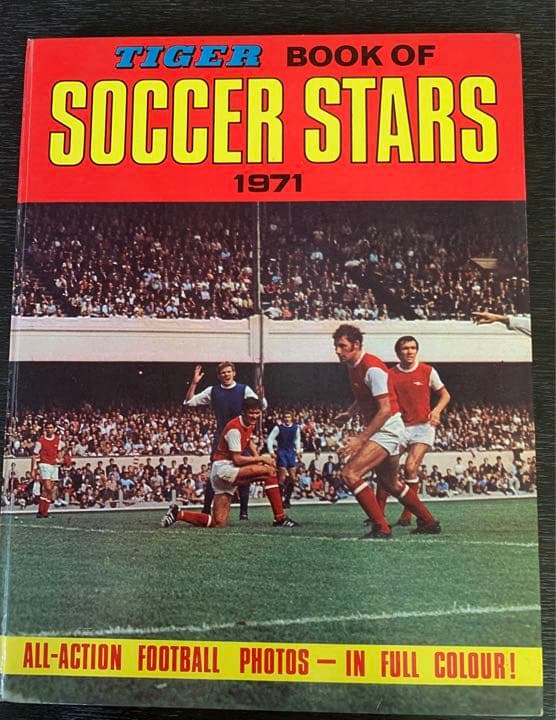 Tiger Book Of Soccer Stars 1971 表紙ハイバリー