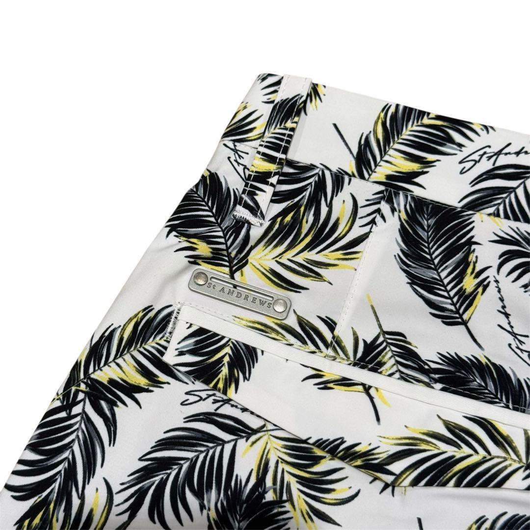 【未使用】定価2.1万円 St Andrews ゴルフパンツ ホワイト　メンズ