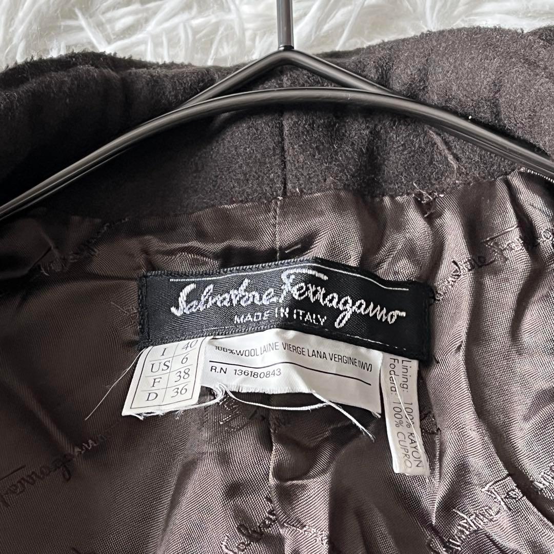 Ferragamo サルヴァトーレ フェラガモ フリルカラージャケット