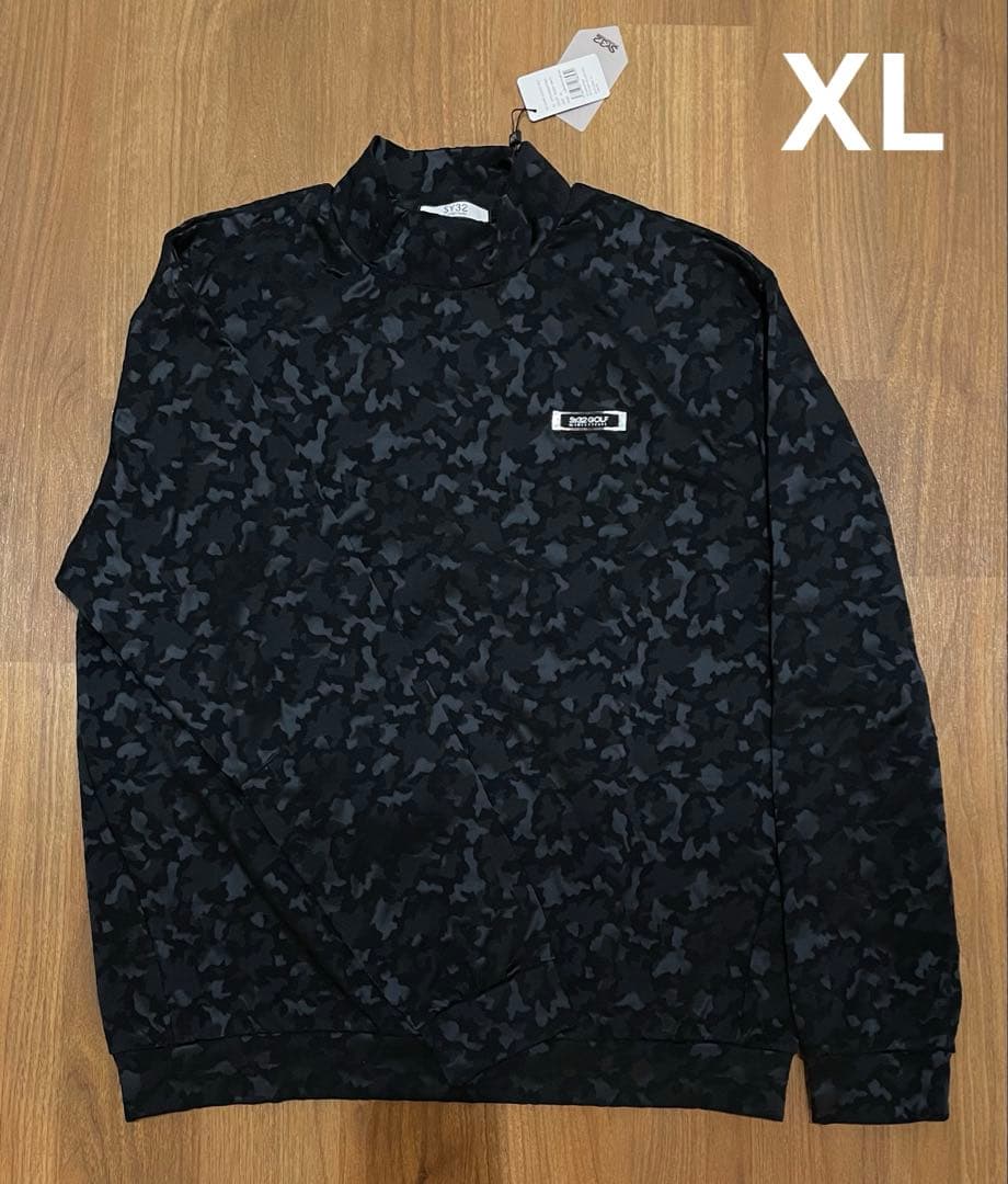 【SY32 SWEET YEARS】メンズ ロング モックネック XL カモ総柄