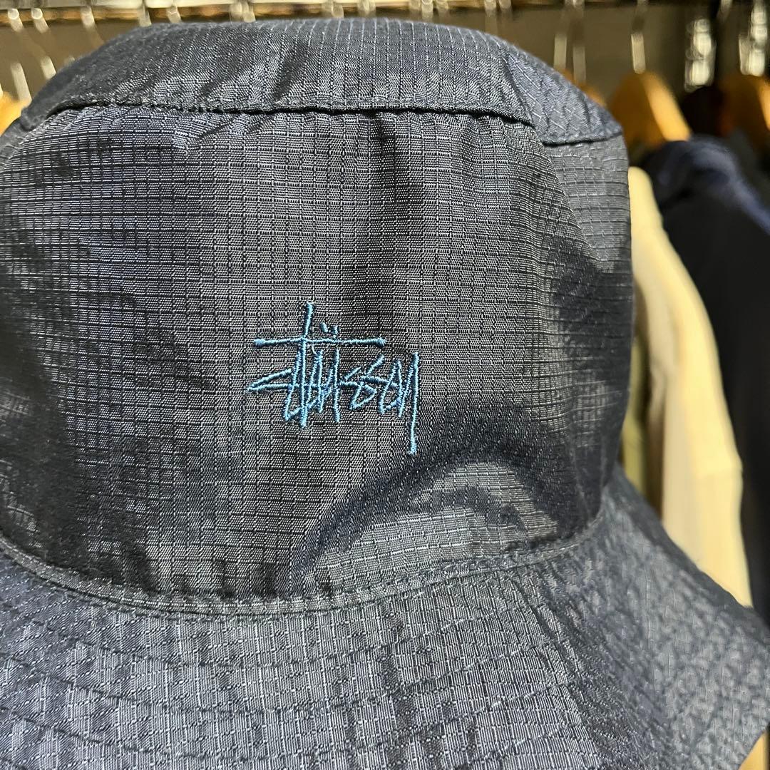 90s old stussy バケットハット リップストップ 極美品