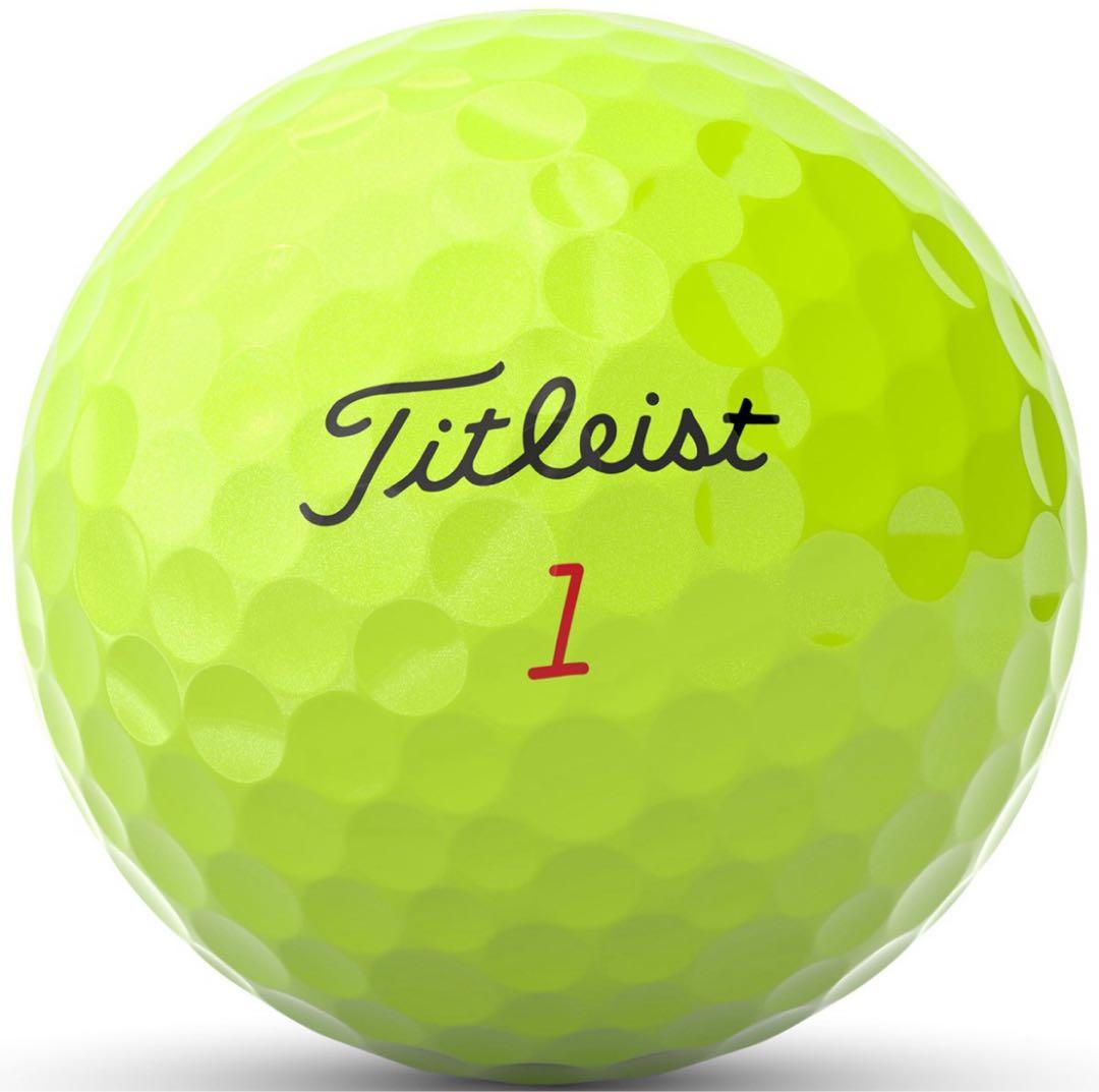タイトリストプロV1Xゴルフボール(イエロー)25年ローナンバー8ダース96個
