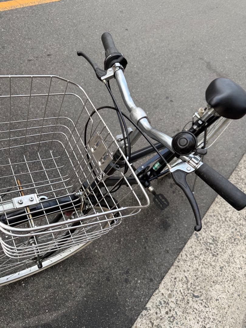 184 自転車 大阪市 【引取り限定】 美品 27インチ 変速付き