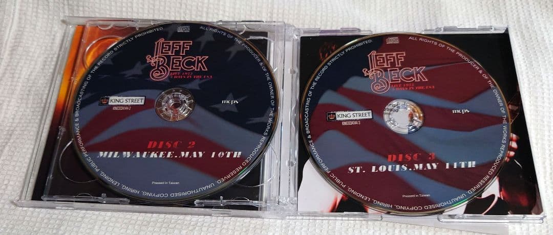 洋楽 JEFF BECK LIVE 1975 3 DAYS IN THE USA
