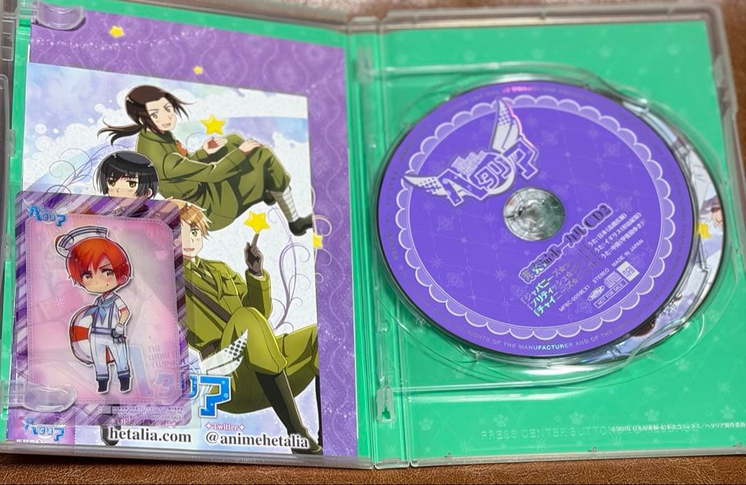 ヘタリア The World Twinkle DVD アニメイト 限定版