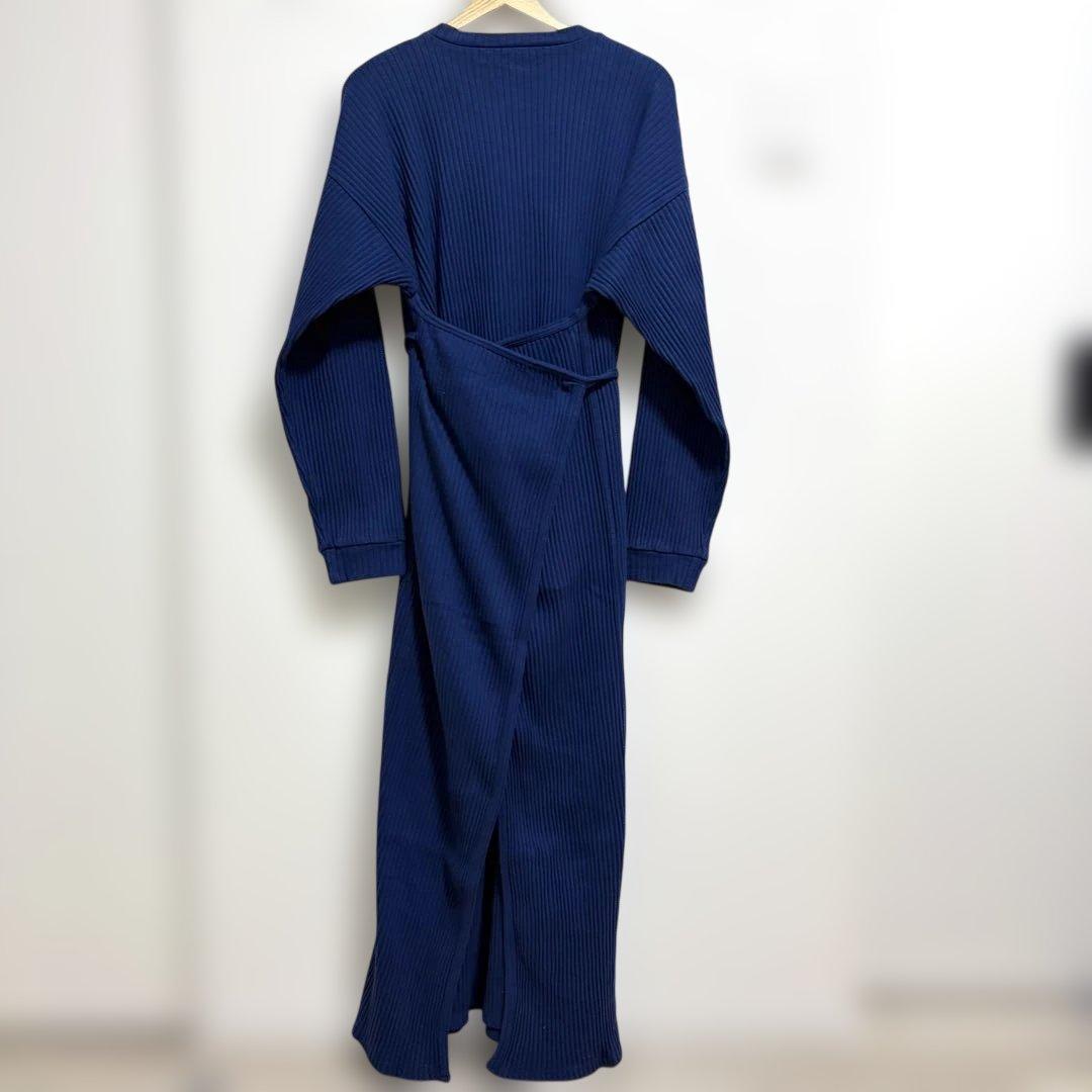 ワンピース BASERANGE ShawLongSleeve KaftanFleeceRib