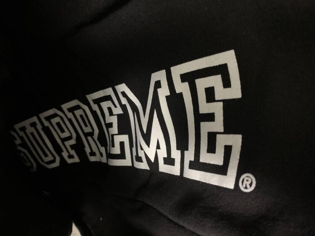 SUPREME フルジップフーディ 黒 XL