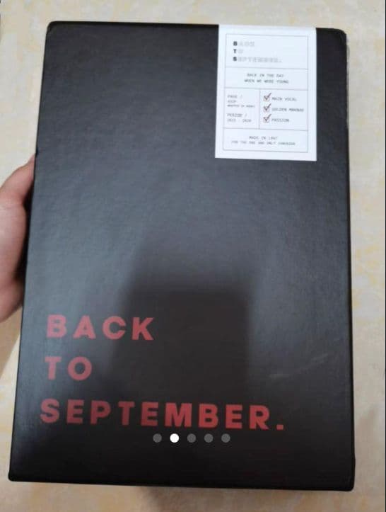 BTS ジョングク グク  マスター写真集「BACK TO SEPTEMBER」