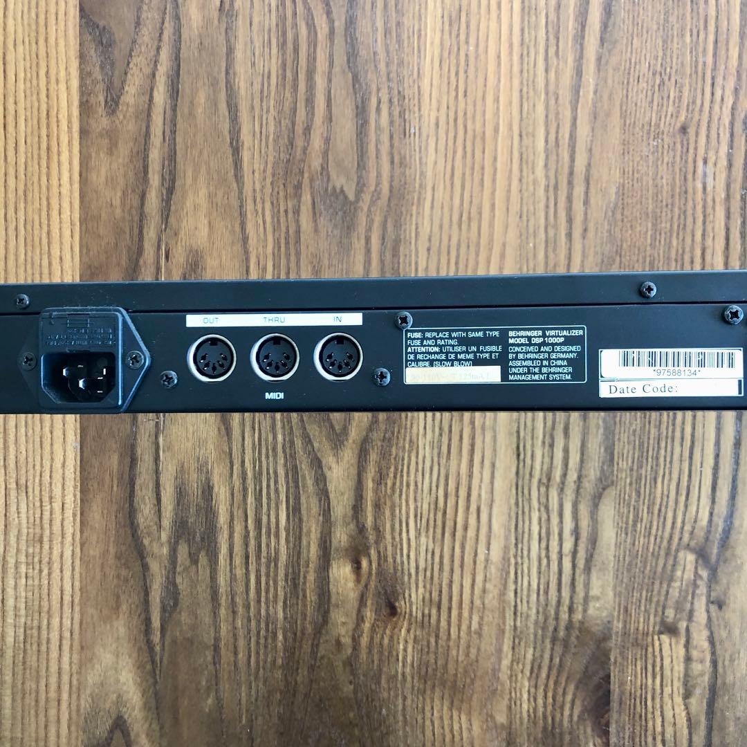 BEHRINGER｜DSP1000P VIRTUALIZER マルチエフェクター