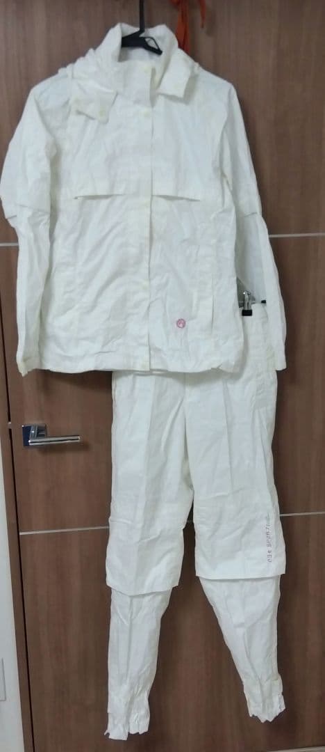 23区 SPORT レインウェア M-L ホワイト 上下セット