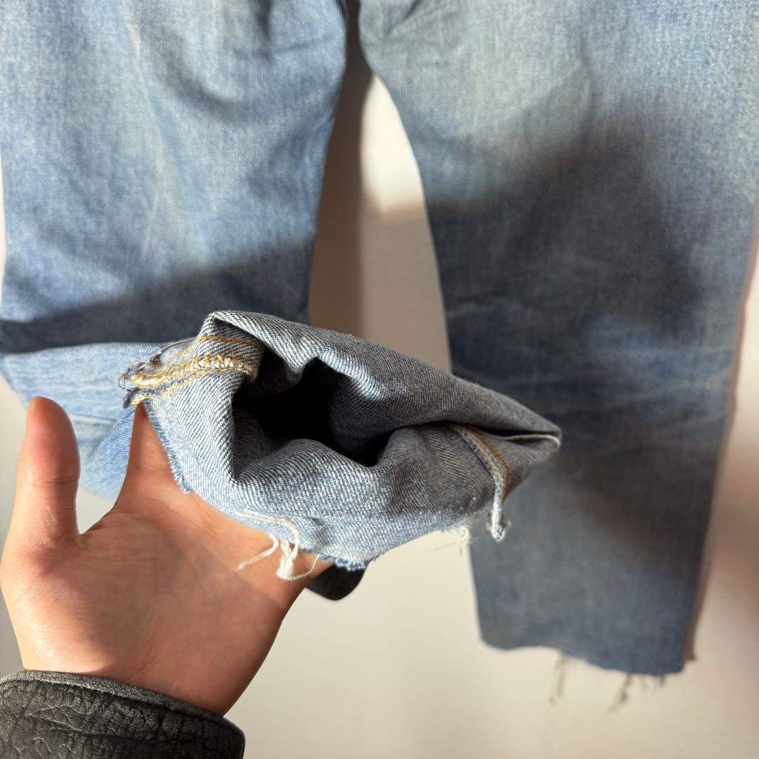 ハ*ダ様 80s Levi's 501XX USA製 W32 カットオフ リメイ