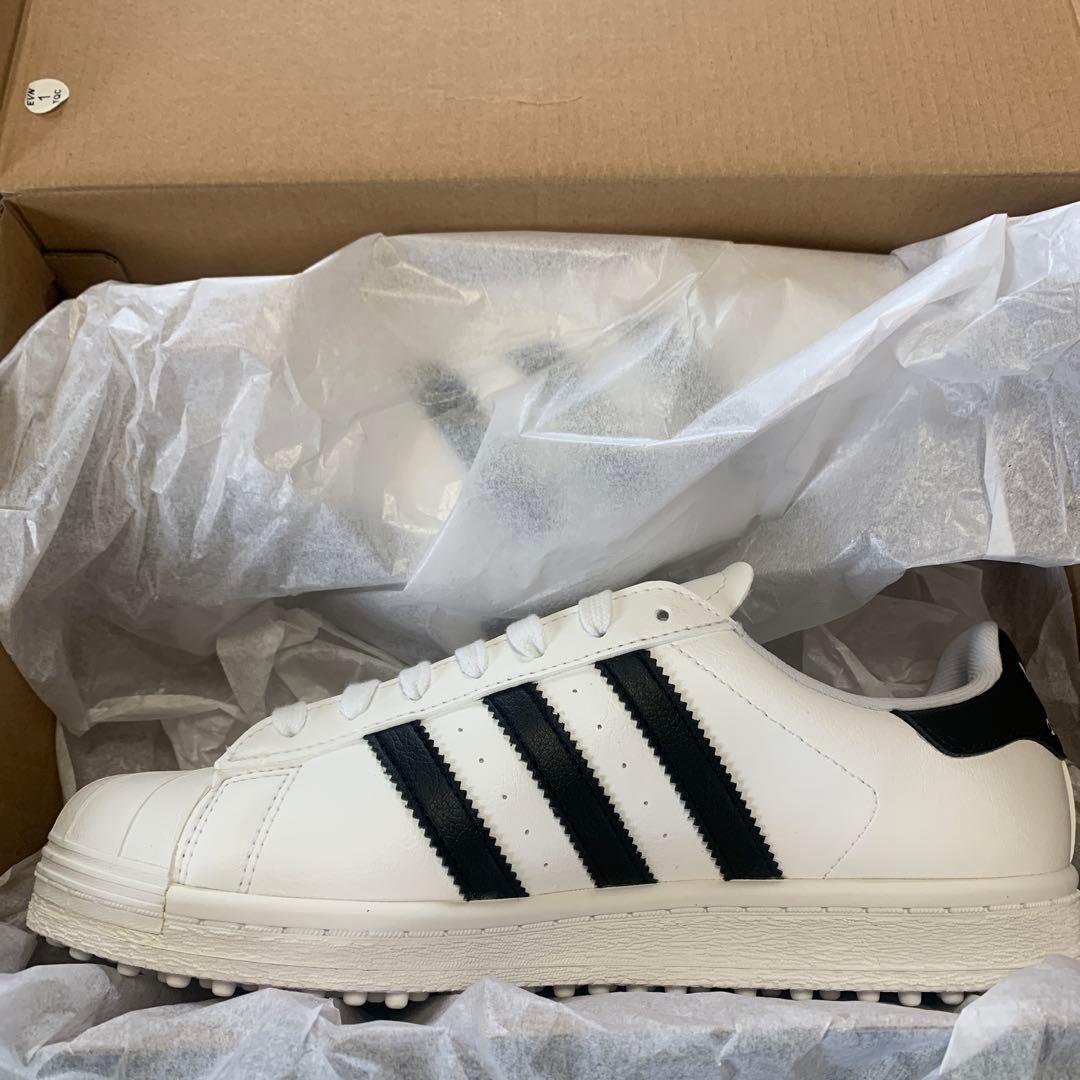 アディダス adidas SS80 GOLF SL ゴルフ 白×黒 24cm