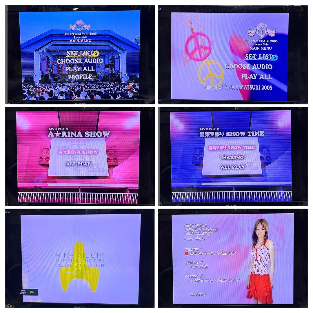 動作確認済み 愛内里菜 LIVE DVD5作品セット まとめ売り 匿名配送