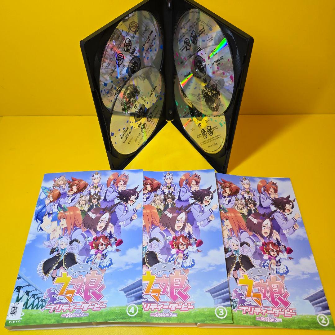 新品ケース交換済み　ウマ娘プリティーダービー　DVD　1期＋2期　全10巻セット