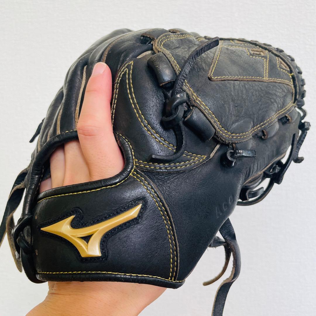 【MIZUNO】Global Elite 軟式グローブ 黒 内野手用　即戦力