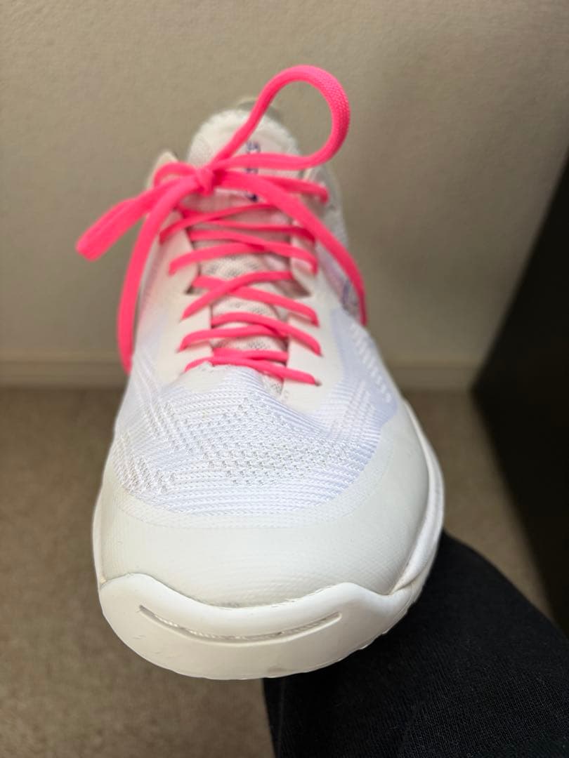 【レア】asics GLIDE NOVA FF3 バッシュ　白プレミア紫