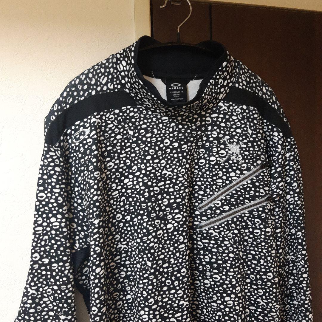 新品　オークリーゴルフ　メンズウエア　長袖モックネック　ロングシャツ　XXL