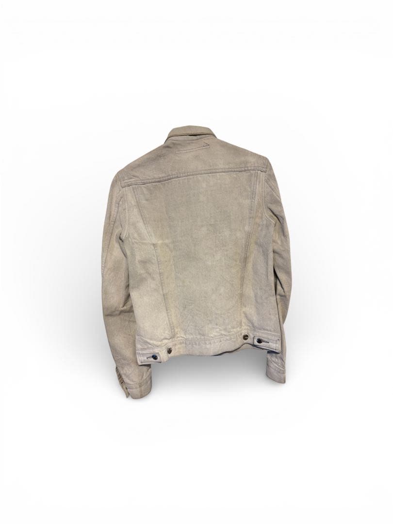 ジャケット・アウター ba(s) lope coated white denim jacket
