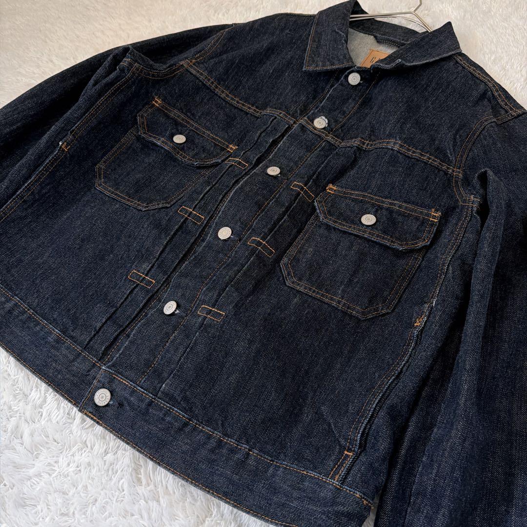 未使用級✨ GAP 25AW ヘビーウェイト デニムジャケット 2nd L 濃紺