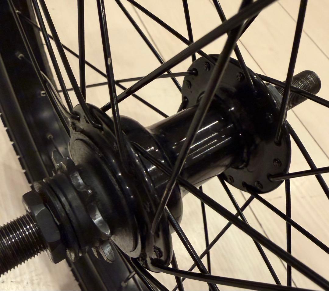 お得！ BMX用ホイール タイヤ&ペグ&ハブガード付き