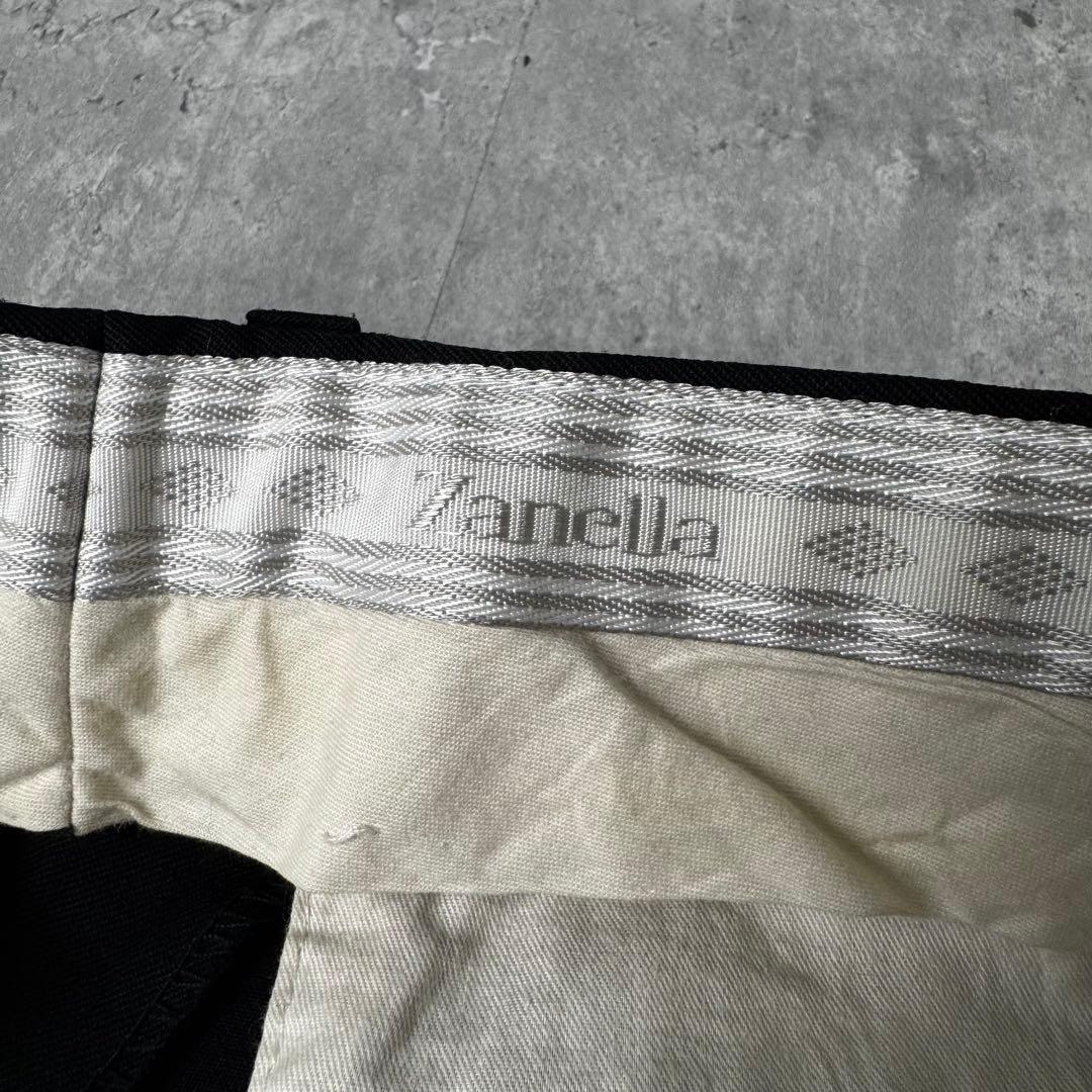 イタリア製 Zanella ザネッラ 3タック ダブル仕様 スラックス W36