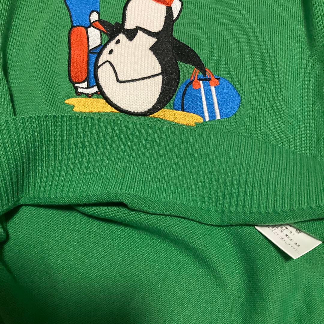 Munsingwear グリーン ペンギン刺繍 セーター L