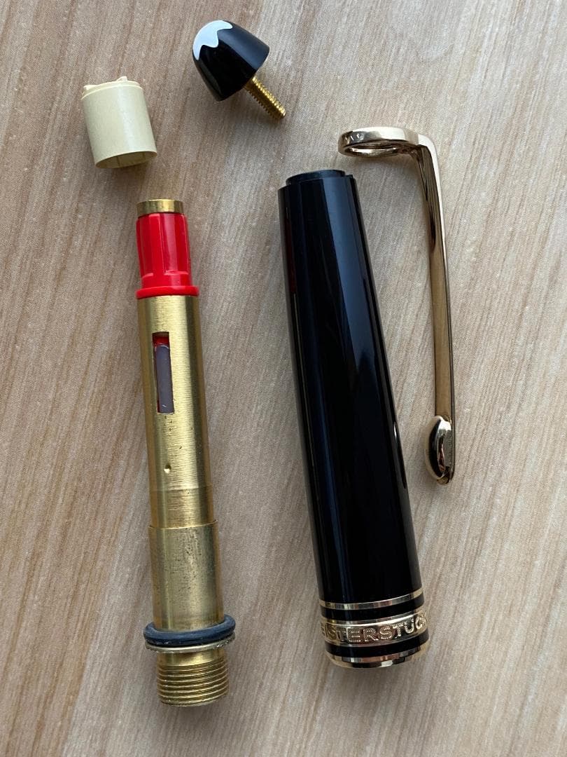 美品 モンブラン 164 クラシック ブラックx ゴールド ドイツ製 ボールペン