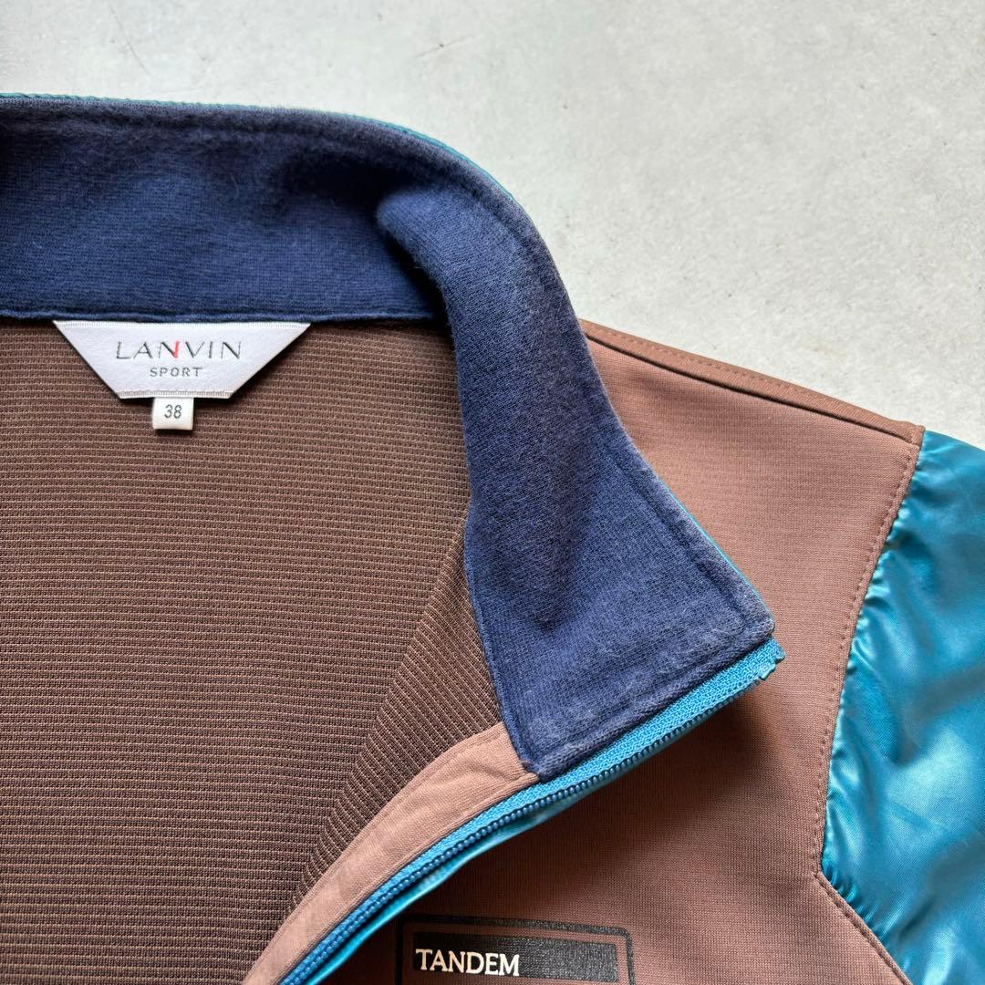 LANVIN SPORT ランバンスポール 長袖ハーフジップシャツ サイズ38