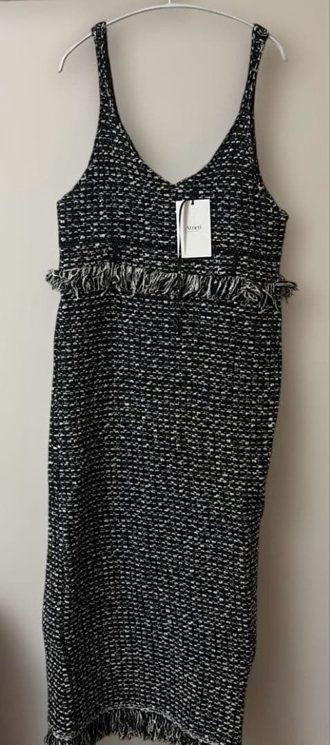 ワンピース UND TWEED JUMPER SKIRT KNIT DRESS