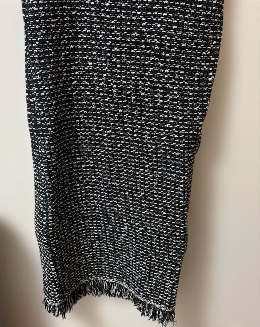 ワンピース UND TWEED JUMPER SKIRT KNIT DRESS