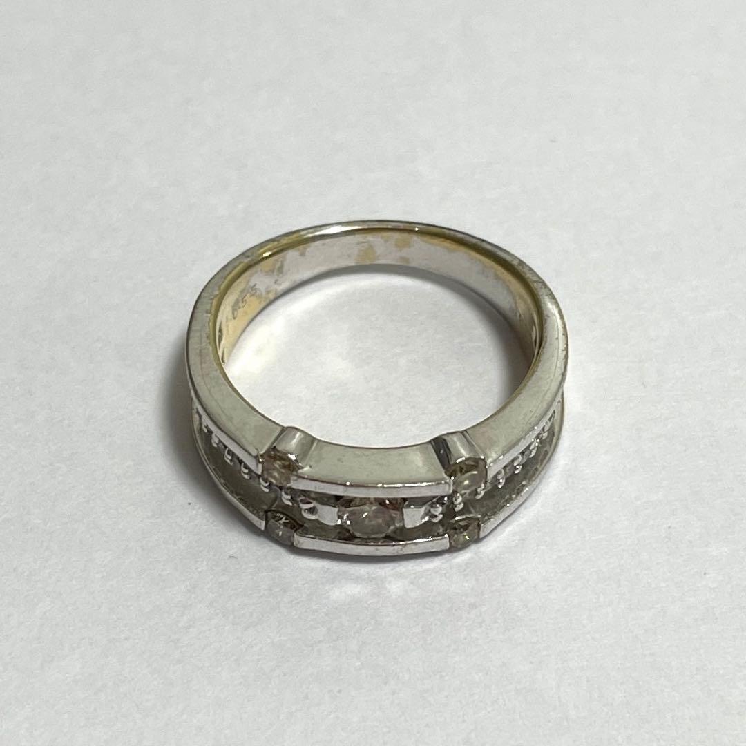 18KWG 指輪　0.55ct