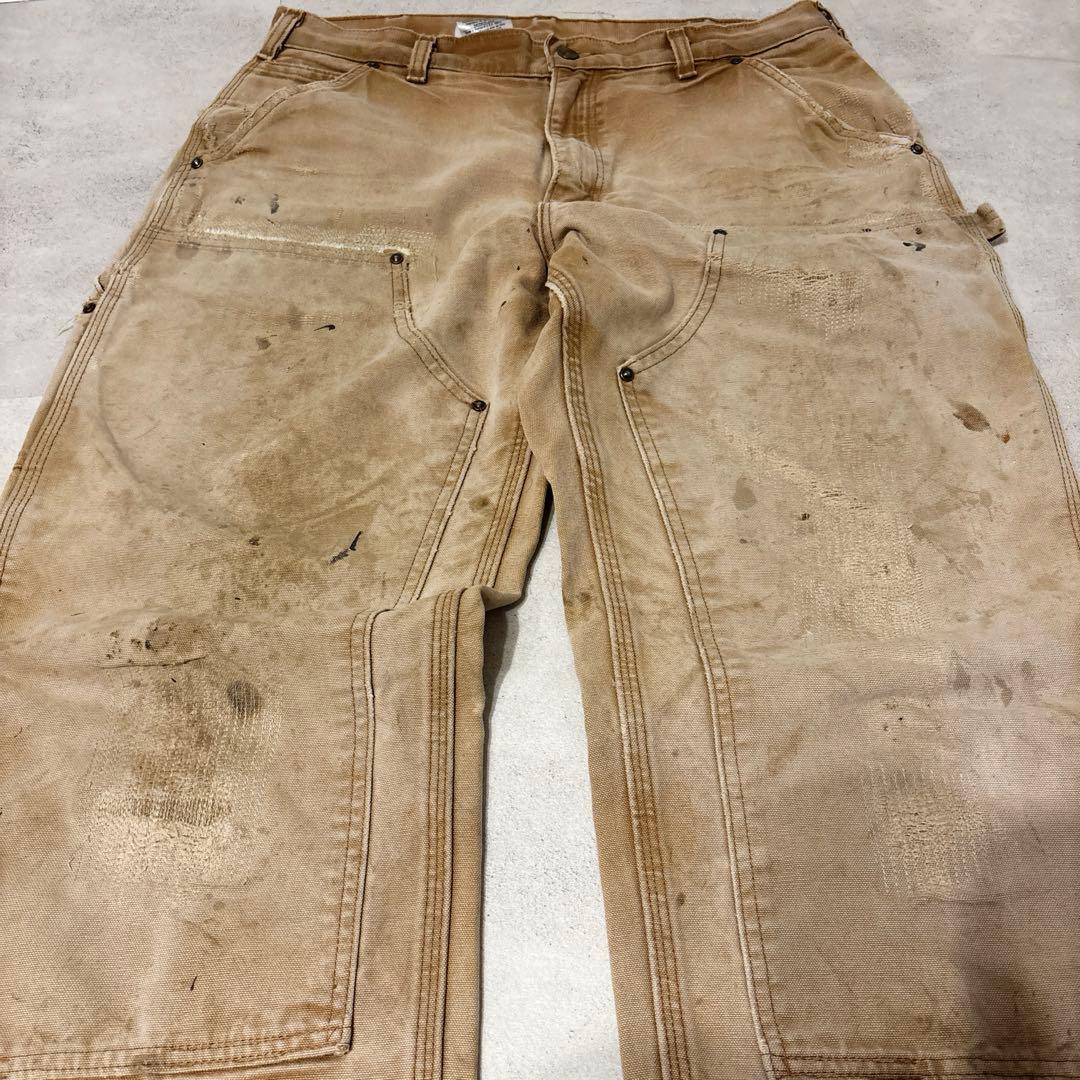 Carhartt 00s ダブルニー ダックペインターパンツ 襤褸 W34 古着
