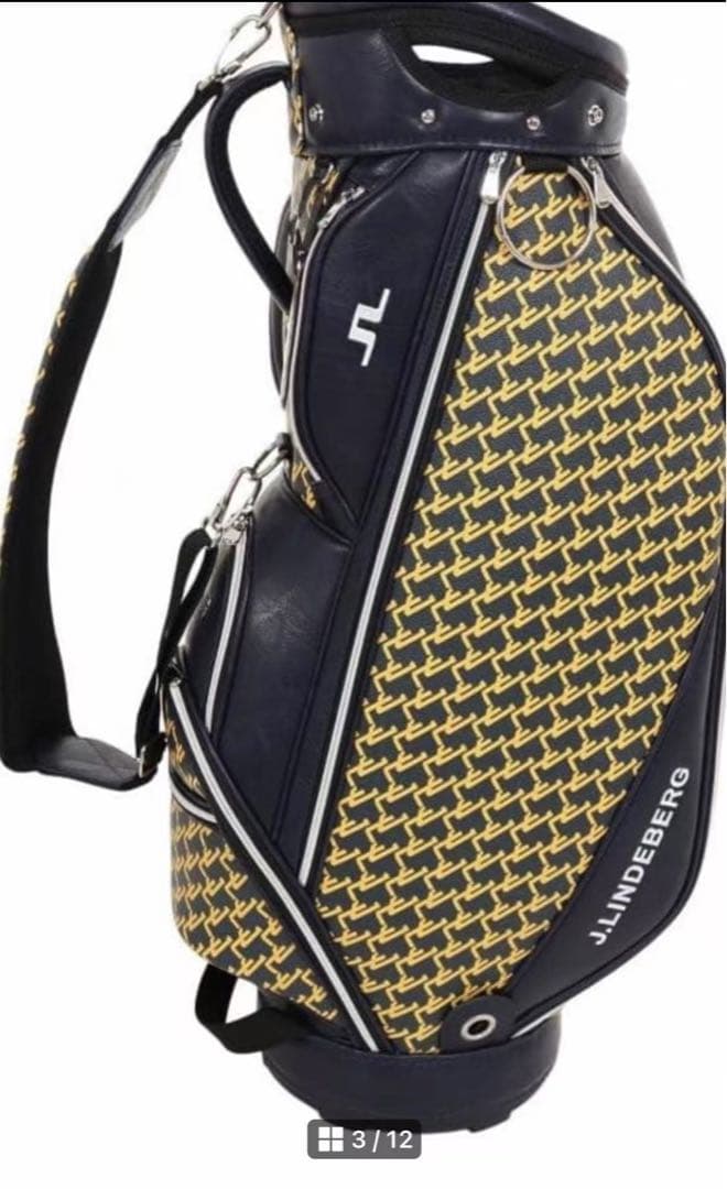 J.LINDEBERG ゴルフ キャディバッグ カート式 9.5型 5分割
