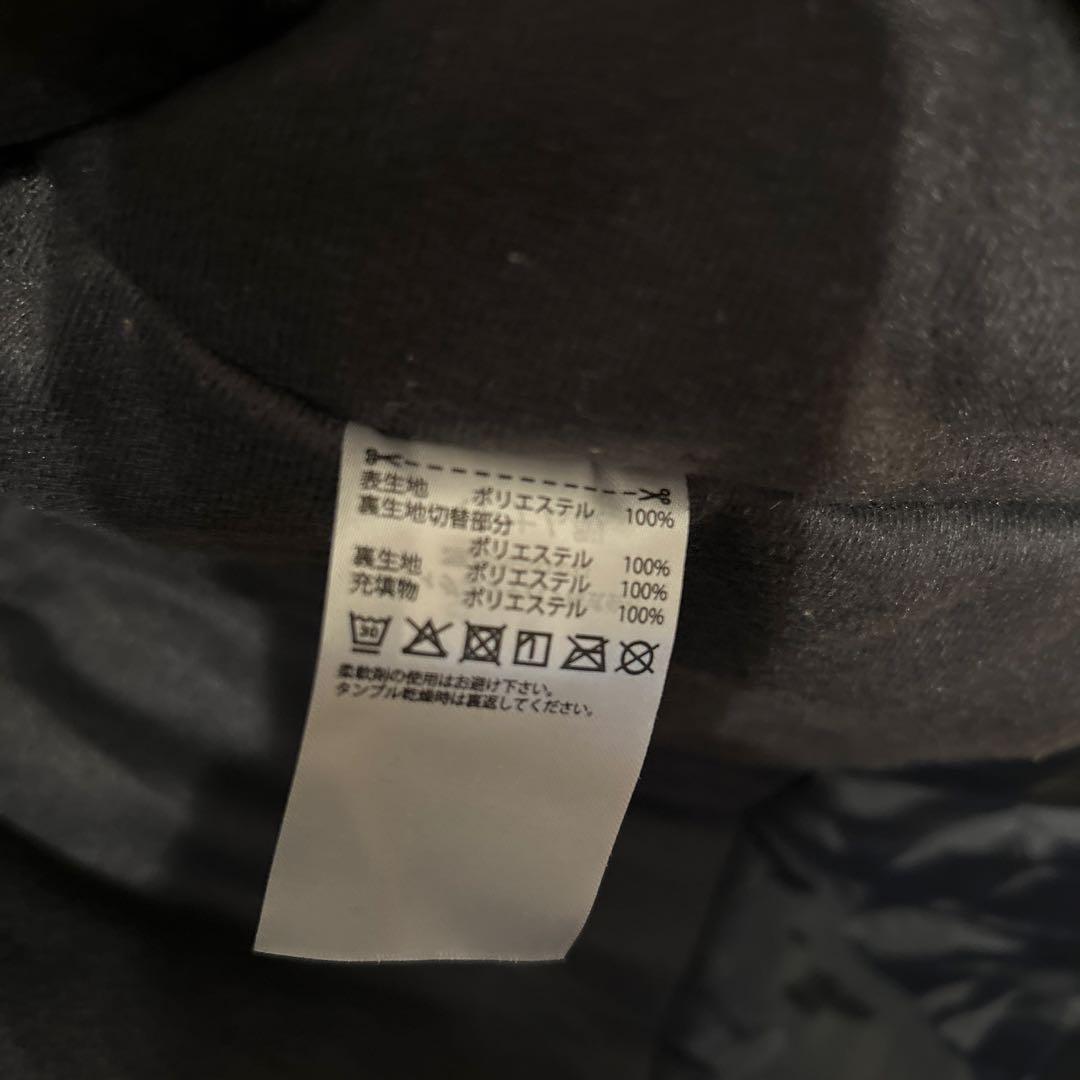 adidas フード付きロングベンチコート　グレー